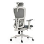 Comfortable Rolling Office Chair – Swivel Wheels, Ergonomic Fabric Mesh Lift Chair