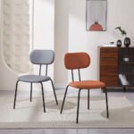 Modern Luxury Stacking Leather Dining Chair – Waterproof Restaurant / Event Seating with Stainless Steel Legs - Image 2