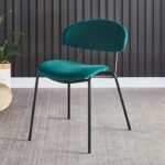 Modern Commercial Metal-Leather Dining Chair – Durable Event & Wedding Rental Seating - Image 4