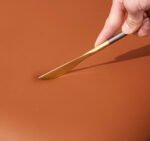 Modern Luxury Stacking Leather Dining Chair – Waterproof Restaurant / Event Seating with Stainless Steel Legs - Image 3