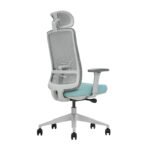 S2 Executive mesh chair with swivel base, recline, adjustable headrest, and ergonomic support — ideal for work, conferencing, or gaming. - Image 3