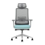 S2 Executive mesh chair with swivel base, recline, adjustable headrest, and ergonomic support — ideal for work, conferencing, or gaming. - Image 5
