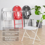 Portable Foldable Chair – Super Lightweight Plastic Stool for Office, Home & Dorm - Image 5